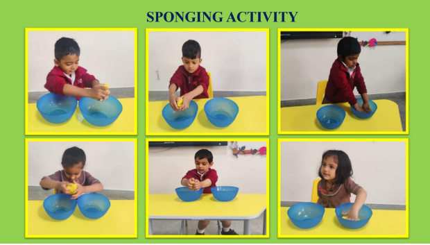Nursery - Sponging Activity 